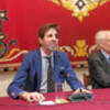 "Andrés Amorós presentó 'El Arte del Toreo' en la Maestranza, acompañado por Bieito Rubido, Juan José Padilla y José Luque Teruel"