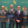  La Orden Cívico Militar de los Reales Tercios de España participa en la festividad de la Virgen del Pilar en Gijón.