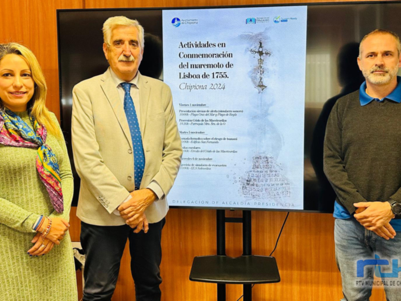 Presentado el programa de actividades que conmemora en Chipiona el Maremoto de Lisboa de 1.755   