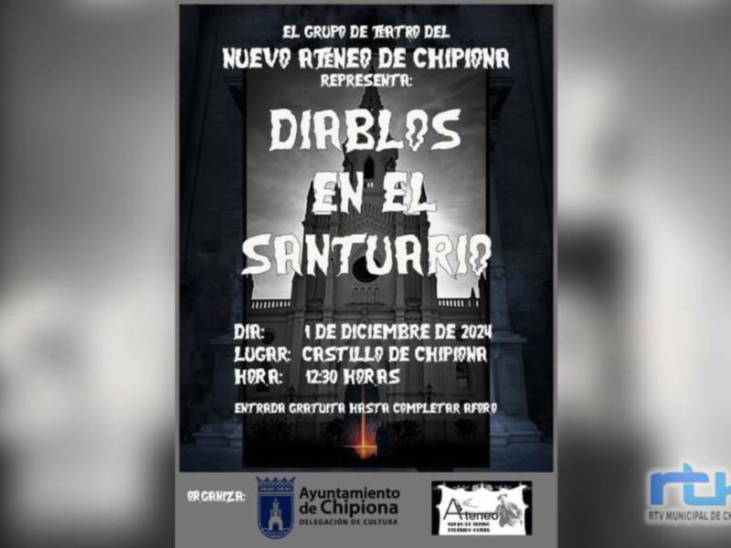 Nuevo Ateneo estrenará el 1 de diciembre la obra de teatro ‘Diablos en el Santuario’, basada en un exorcismo de 1630