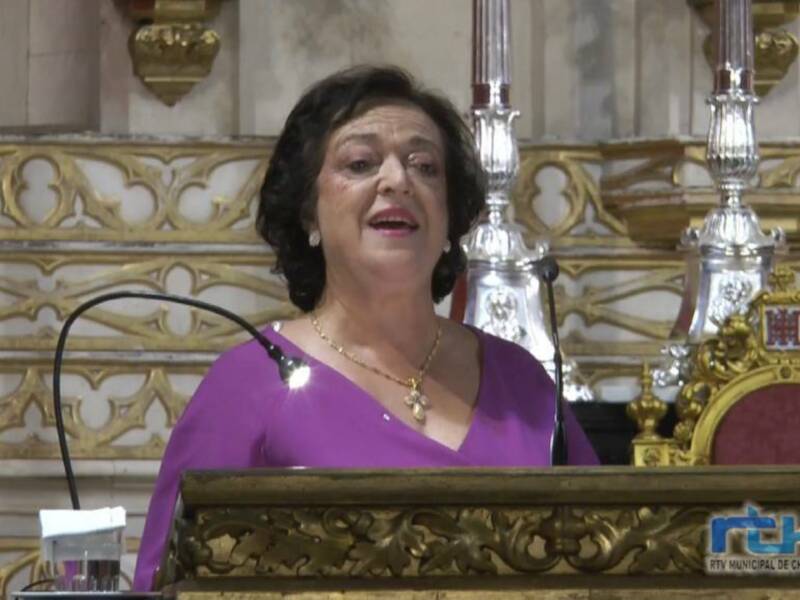 Poesía, vivencias e historia en el pregón de María Márquez para la Navidad chipionera 