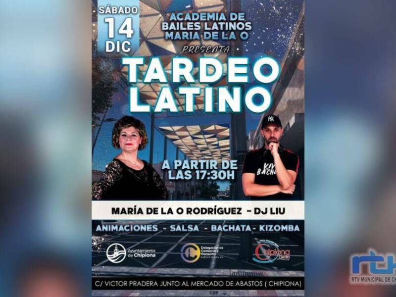Comercio anuncia la actividad ‘Tardeo Latino’ para el sábado 14 de diciembre 