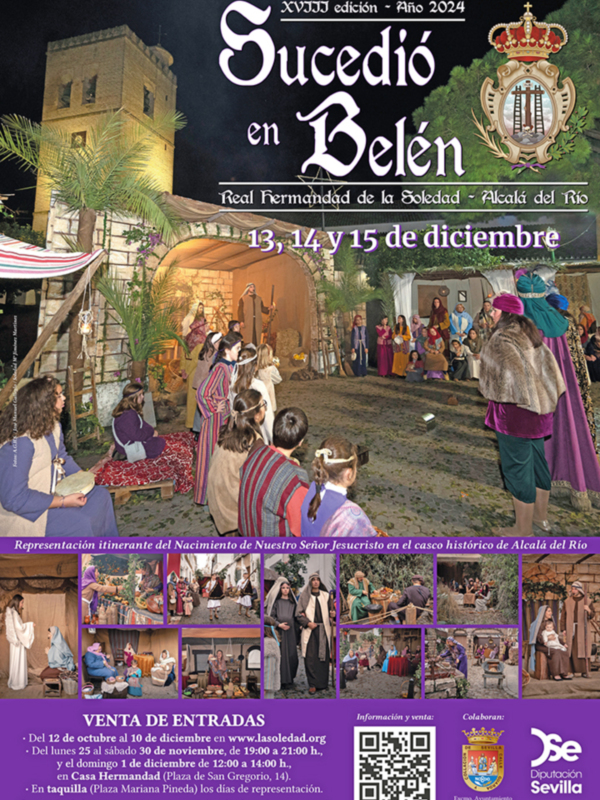 Sucedió en Belén": el Belén viviente de Alcalá del Río (Sevilla)vuelve a iluminar sus calles