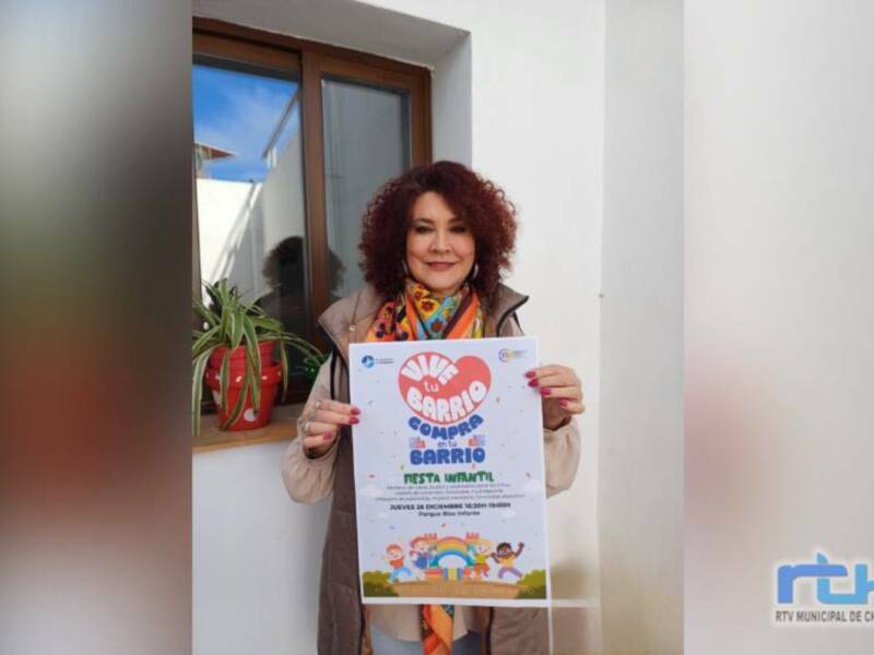 Comercio lanza la campaña ‘Vive tu barrio. Compra en tu barrio por Navidad’ con fiesta infantil en el parque Blas Infante