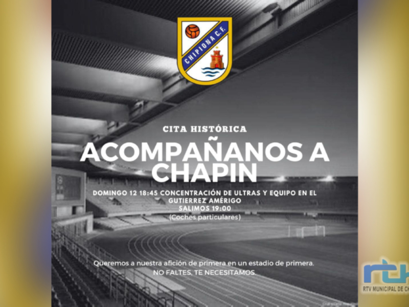 El Chipiona Club de Fútbol lanza un llamamiento a la afición para acompañarle en su partido del domingo en Jerez