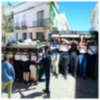Tradición y hermandad en Alcalá del Río, ensayo conjunto de los costaleros de la Soledad