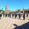  La Banda Joven de Marcilla actuó en la Plaza de España y la Real Maestranza de Sevilla