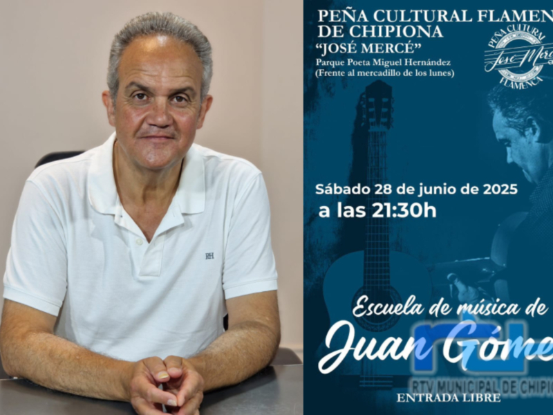 La Peña José Mercé será escenario este sábado del fin de curso de la Escuela de Música de Juan Gómez