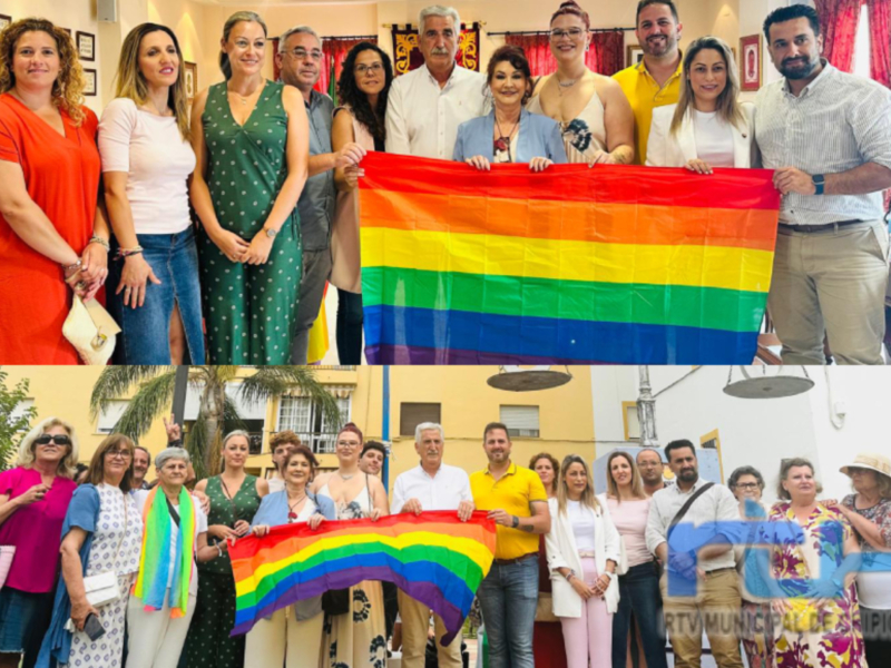 Chipiona ha celebrado hoy el acto institucional de la programación con motivo del día del Orgullo LGTBIQ+