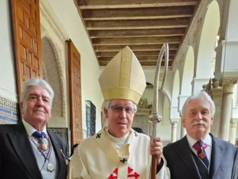 "La herencia de la Reconquista, viva en Sevilla, ceremonia de cruzamiento en la Orden de San Clemente"