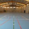 Finalizan los trabajos de conservación e instalación de un nuevo pavimento técnico deportivo en el pabellón del colegio Príncipe Felipe