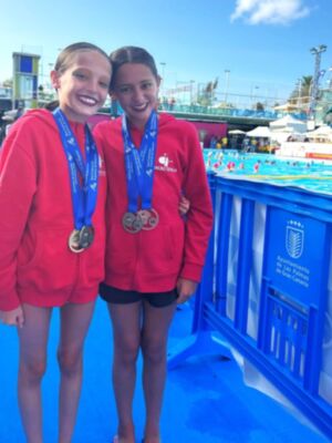 Triple recompensa para el Club Natación Sincro Sevilla en el Campeonato de España