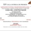 XIV Gala Entrega de premios, Asociación Cultural Tradiciónes Sevillanas.