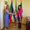  Alcaldesas de Alcalá del Río y Artena sellan la renovación de un hermanamiento histórico