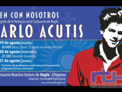El Santuario de Regla acoge desde mañana otro encuentro espiritual que acerca a los fieles la figura del joven beato Carlo Acutis
