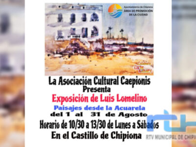 Últimos días para visitar en la sala de la asociación Caepionis la muestra de Luis Lomelino ‘Paisajes desde al Acuarela’
