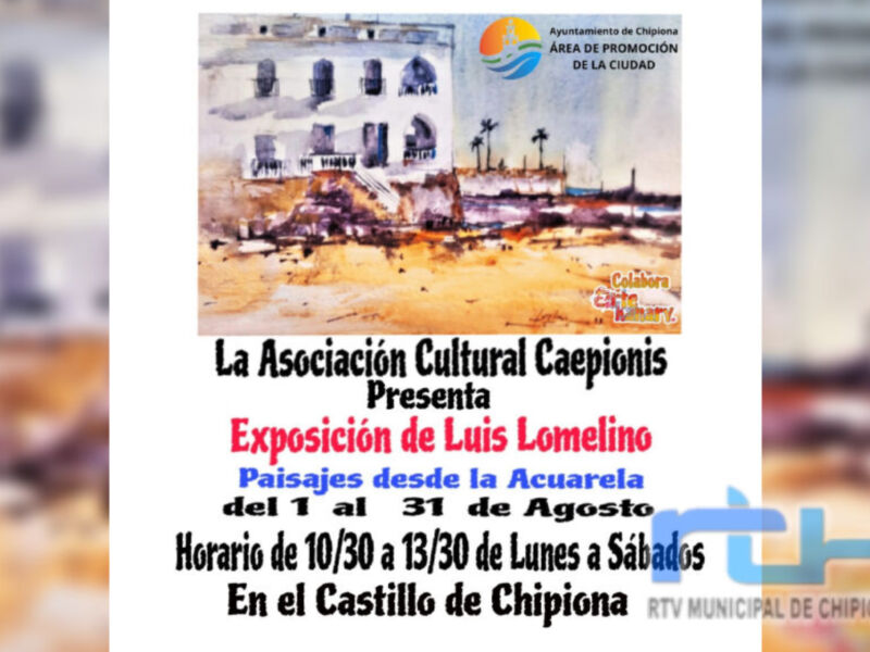 Últimos días para visitar en la sala de la asociación Caepionis la muestra de Luis Lomelino ‘Paisajes desde al Acuarela’