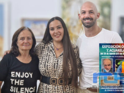 Recta final de la muestra colectiva de pinturas de Jesús Sánchez, Alicia Cruces y Regli Sáenz que se ofrece en la sala Espacio Vacío
