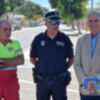 El alcalde de Chipiona informa de un incremento de aparcamientos con la implantación de la espiga inversa en la avenida de Almería