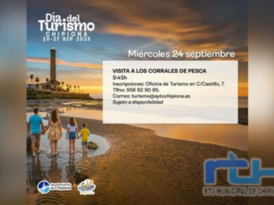 Turismo continúa mañana las actividades en torno al Día Internacional del Turismo con una visita a los corrales de pesca