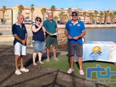 Ángel Miranda del Club de Vela y Regatas Chipiona campeón en categoría A2 y sexto en la general en el Campeonato de Andalucía de Patín a Vela