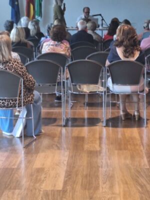 Sabores del norte en Sevilla, conferencia sobre cocina navarra en el Centro de Participación Activa del Cerro del Aguila