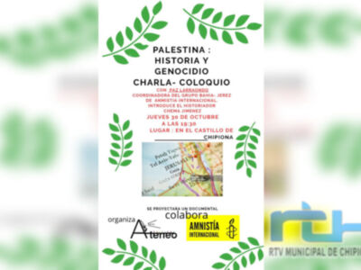 Nuevo Ateneo de Chipiona organiza una charla titulada ‘Palestina: historia y genocidio’