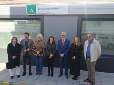 Rocío Blanco visita Chipiona para inaugura las nuevas instalaciones del Servicio Andaluz de Empleo en la localidad