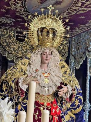   La Banda Municipal de Higuera de la Sierra acompañará a la Virgen de la Esperanza de Alcalá del Río el Miércoles Santo de 20                                                                                                                            