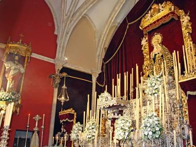 La Soledad de Alcalá del Río celebra con solemnidad su Septenario en honor a la Virgen de los Dolores 