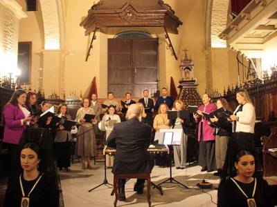 La Soledad de Alcalá del Río celebra con solemnidad su Septenario en honor a la Virgen de los Dolores 