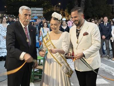 Multitudinaria asistencia en la inauguración de la Feria del Moscatel de Chipiona.