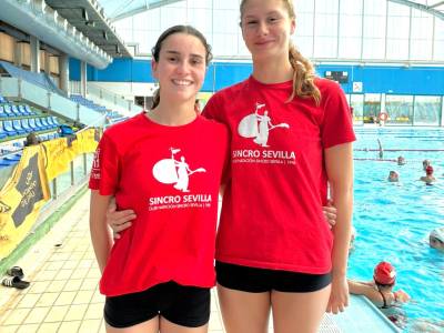 Póquer del Club Natación Sincro Sevilla en las convocatorias de los equipos nacionales 
