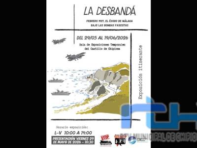 La exposición itinerante La Desbandá, sobre la masacre de febrero de 1937 en Málaga, estará en Chipiona desde el 29 de mayo