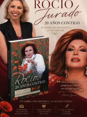 Chipiona se prepara para el 20 aniversario de la muerte de Rocío Jurado este próximo domingo y  se reedita el libro “20 años contigo” de Marina Bernal