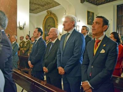 La Comandancia Naval de Sevilla honra a la Virgen del Carmen con una solemne Eucaristía en la Capilla de los Marineros 
