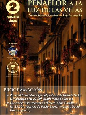 Peñaflor se viste de historia bajo la luz de más de 3.500 velas