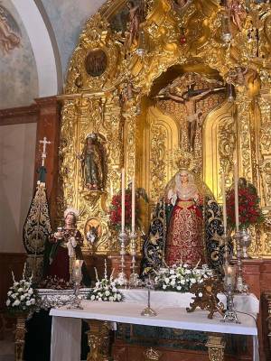 La Hermandad de la Vera-cruz de Alcalá del Río,inicia la conservación y restauración de las imágenes del Niño Jesús y Santa María Magdalena 