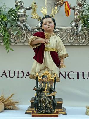 La Hermandad de la Vera-cruz de Alcalá del Río,inicia la conservación y restauración de las imágenes del Niño Jesús y Santa María Magdalena 