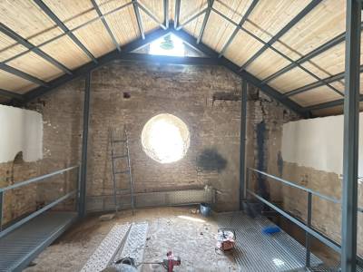Finalizadas las obras en la cubierta de la Capilla de San Francisco del Cementerio Municipal