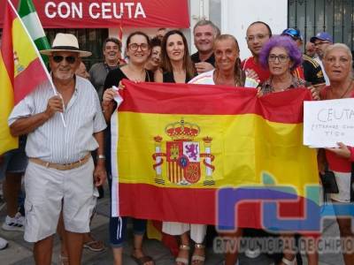 El PP de Chipiona agradece el respaldo ciudadano a la concentración en apoyo a Ceuta celebrada ayer en la localidad