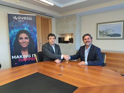 Félix Vela, consejero delegado de Kuik, y Manuel Baraza, consejero delegado de Ayesa Digital.